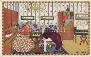 Chess game, B.K.W.I. 670-6 s: Mitzi Marbach