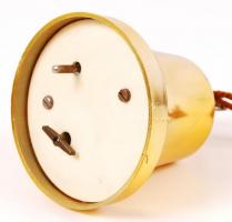 Harang formájú, karácsonyi zenedobozka / 
Christmas bell music box, 10cm