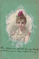 Lady Art Nouveau, Emb. litho (Rb)