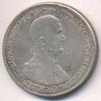 1930. 5P Ag "Horthy-jobbra" T:2-