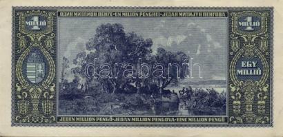 1945. 1000P bélyeg nélkül T:II- + 10.000P bélyeggel + 100.000P + 1.000.000P + 10.000.000P + 1946. 8d...