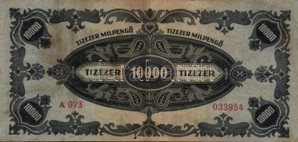 1945. 1000P bélyeg nélkül T:II- + 10.000P bélyeggel + 100.000P + 1.000.000P + 10.000.000P + 1946. 8d...