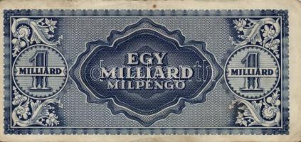 1945. 1000P bélyeg nélkül T:II- + 10.000P bélyeggel + 100.000P + 1.000.000P + 10.000.000P + 1946. 8d...