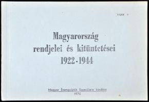 Tálas Géza: Magyarország rendjelei és kitüntetései 1922-1944. MÉE kiadása, Budapest 1975.
