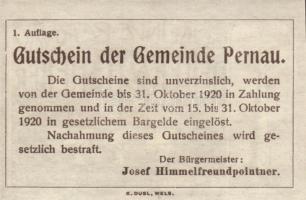Ausztria 1920. 10db városi szükségpénz T:I-II
Austria 1920. 10 pcs of necessity notes C:UNC-XF