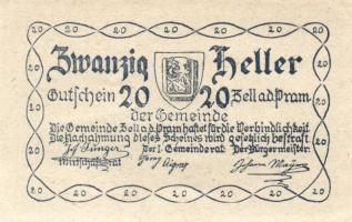Ausztria 1920. 10db városi szükségpénz T:I-II
Austria 1920. 10 pcs of necessitiy notes C:UNC-XF