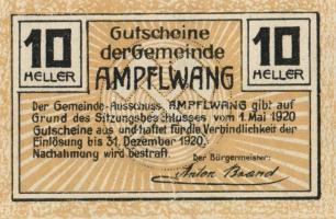 Ausztria 1920. 10db városi szükségpénz T:I-II
Austria 1920. 10 pcs of necessitiy notes C:UNC-XF