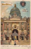 1899 Vienna, Hofburg Palace, litho