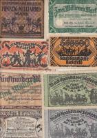 Német Birodalom / Weimari Köztársaság 1918-1923. 20db városi pénz, szükségpénz T:vegyes Germany / Weimar Republic 1918-1923. 20 pcs of different necessity notes C:mixed