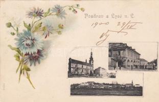 Lysá nad Labem, floral litho