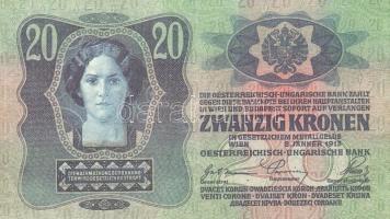 1902. 50K + 1000K + 1904. 10K + 1907. 20K + 1912. 100K + 1913. 20K + 1914. 2K + 50K mindegyik fényes...