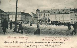 1899 Pozsony Vásártér / Market place (fl)