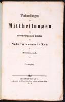 1858-1899 Verhandlungen und Mittheilungen des siebenbürgischen Vereins für Naturwissenschaften zu He...