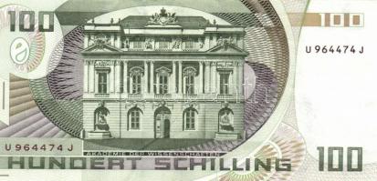 Ausztria 1984. 100Sch (3x) beváltható valuta T:III
Austria 1984. 100 Schilling (3x) redeemable bankn...