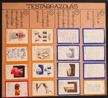 cca 1940 Klug K. György: A Pécsi Püspöki Tanítóképző Intézet I-V. osztályának rajztanmenete. Összeál...