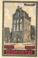 Német Birodalom / Weimari Köztársaság / Wittenberge 1921. 50Pf (4x) mind klf T:I,I-
German Empire / ...