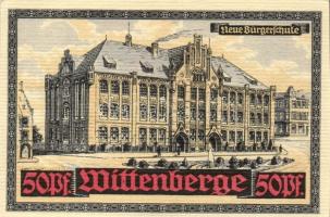 Német Birodalom / Weimari Köztársaság / Wittenberge 1921. 50Pf (4x) mind klf T:I,I-
German Empire / ...