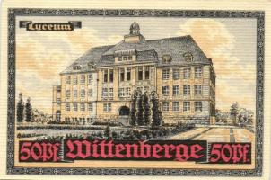 Német Birodalom / Weimari Köztársaság / Wittenberge 1921. 50Pf (4x) mind klf T:I,I-
German Empire / ...