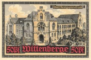 Német Birodalom / Weimari Köztársaság / Wittenberge 1921. 50Pf (4x) mind klf T:I,I-
German Empire / ...
