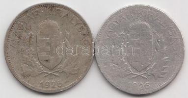 1926. 1P Ag (2x) T:3