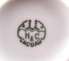 cca 1939 Chodau kávéskészlet hibátlan, de hiányos / 
cca 1939 Chodau chinaware coffe set