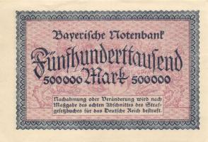 Német Birodalom / Weimari Köztársaság / München / Bayerische Notenbank 1922. 5000M + 1923. 200.000M ...