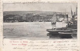 1899 Fiume, Riva del Molo (EK)