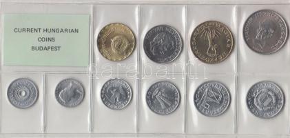 1988. 2f-20Ft 10db klf érmés forgalmi sor fóliatokban T:1