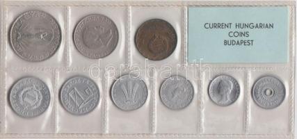 1973. 2f-10Ft 9db klf érmés forgalmi sor fóliatokban T:1