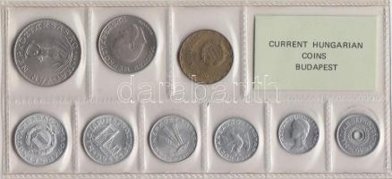 1980. 2f-10Ft 9db klf érmés forgalmi sor fóliatokban T:1