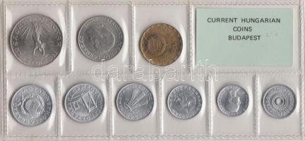 1982. 2f-10Ft 9db klf érmés forgalmi sor fóliatokban T:1