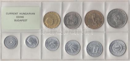 1983. 2f-20Ft 10db klf érmés forgalmi sor fóliatokban T:1