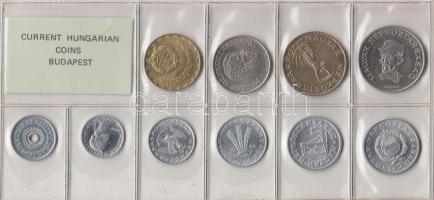 1984. 2f-20Ft 10db klf érmés forgalmi sor fóliatokban T:1