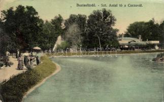 Buziásfürdő, Szt. Antal tó / lake (fa)