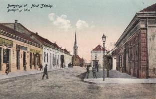 Érsekújvár, Batthyányi utca, Kosztelecz Ede kereskedése / street, shop