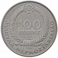 1983. 100Ft CuNi "Czóbel Béla" PRÓBAVERET T:PP Csak 50db!
Hungary 1983. 100 Forint CuNi &q...