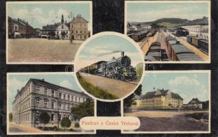 Ceska Trebova, railway station, locomotive