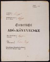 1854 Adókönyvecske