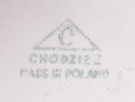 Chodziez gyertyatartó, jelzett, matricás, hibátlan, m:15 cm, h:21 cm