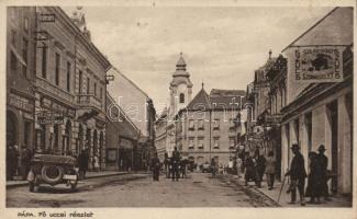 Pápa Fő utca, üzletek