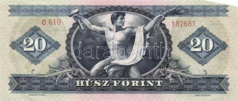 1969. 20Ft (2x) egymás utáni sorszámmal T:II