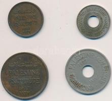 Palesztina 1927. 1M Br + 2M Br + 5M CuNi + 10M CuNi T:2-,3
Palestine 1927. 1 Mil Br + 2 Mils Br + 5 ...