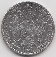 Ausztria 1892. 1Fl Ag "Ferenc József" T:2-/3 Austria 1892. 1 Florin Ag "Franz Joseph" C:aVF