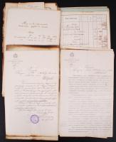 1900 A besztercebányai és breznóbánya környékén lezajlott földcsuszamlások vízmentesítési munkáinak ...