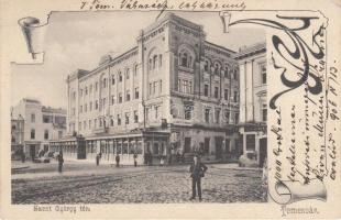 Temesvár, Szent György tér; Divald Károly / square, Art Nouveau (EK)