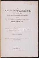 Könyves Tóth Mihály: Az alagutakról általában... három darab rajzlappal. Bp., 1875. Athenaeum. 54p