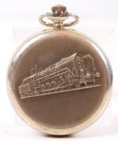 Másodpercmutatós orosz vasutas zsebóra, sérült, nem működik, d:5 cm