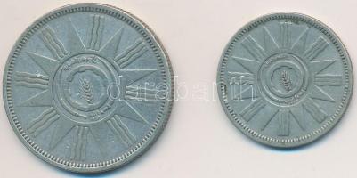 Irak 1959. 50F Ag + 100F Ag T:2-,3 Iraq 1959. 50 Fils Ag + 100 Fils Ag C:VF,F