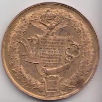 Franciaország 1867. "Párizsi világkiállítás a Mars-mezőn" aranyozott Br emlékérem francia ...