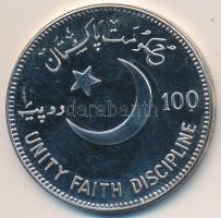 Pakisztán 1976. 100R Ag "Mohammad Ali Jinnah születésének 100. évfordulója" T:P Pakistan 1976. 100 Rupees Ag "100th Anniversary - Birth of Mohammad Ali Jinnah" C:P